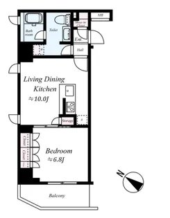 Casa Splendido 小石川【201号室号室】の間取り