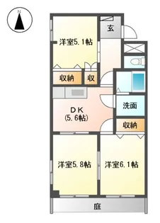 エトワール・K【1階】の間取り
