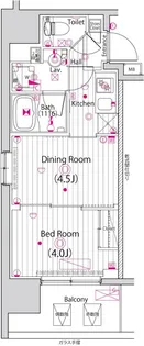 ガーラ・プレシャス川崎西口【5階】の間取り