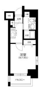 グランティアラ芝大門【12階】の間取り