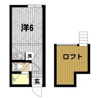 ユナイト東白楽フランシス・レイ【2階】の間取り