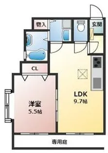 アイル富士見【1階】の間取り