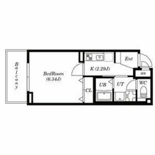 扇ロイヤルハイツ【7階】の間取り