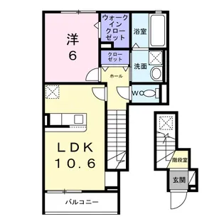 ヴィラ セレーノ【2階】の間取り