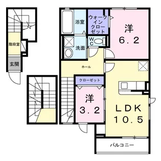 ヴィラ セレーノ【3階】の間取り