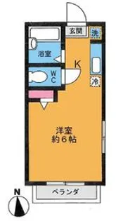 マウンテンハイツ【203号室】の間取り