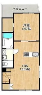 ルシェル羽田【3階】の間取り