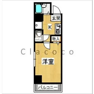 ランドパレス宇都宮平成通り【6階】の間取り