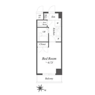 ニューシティアパートメンツ久が原【2階】の間取り