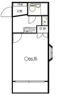 メゾンドール川崎【3階】の間取り