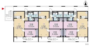 Grand Reve G棟【1階】の間取り