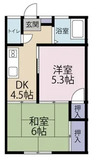 クロノス淵野辺西【1階】の間取り