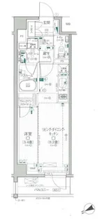 パレステージ西日暮里II【504号室】の間取り