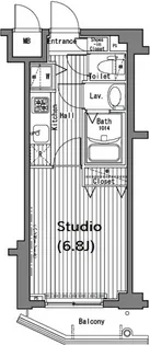 ガーラ・ヒルズ目黒東山【1階】の間取り