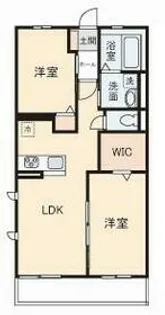 メルベーユ【1階】の間取り