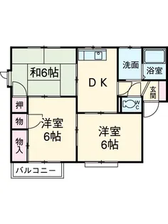 コーポラス東【102号室】の間取り