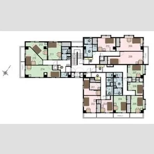 シェアス浦和【2階】の間取り