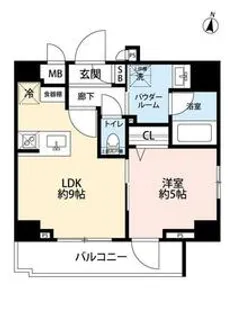 GRAND CONCIERGE 恵比寿【10階】の間取り