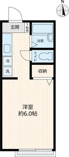 カサベルデクラス【2階】の間取り