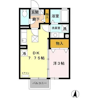 Cocoro【1階】の間取り
