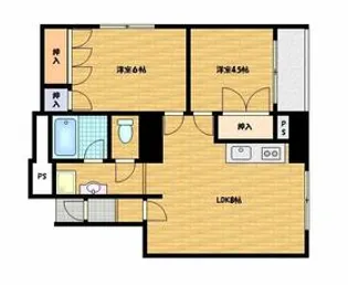 ユトリロ新川【302号室】の間取り