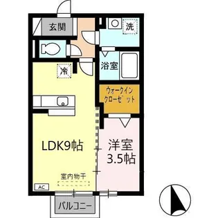 ネクサス B【2階】の間取り