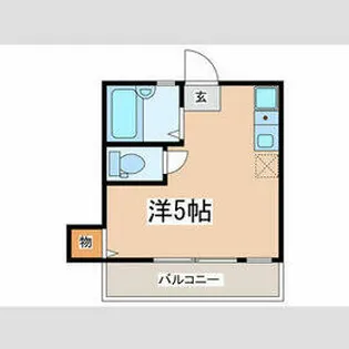 ジュネス生田【1階】の間取り