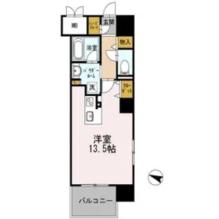 ロイヤルパークスERささしま【12階】の間取り