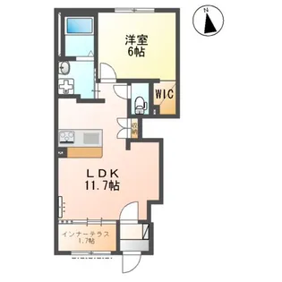 ノースグレイス【1階】の間取り