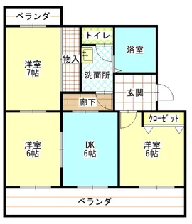 ムスカリⅡ【2階】の間取り