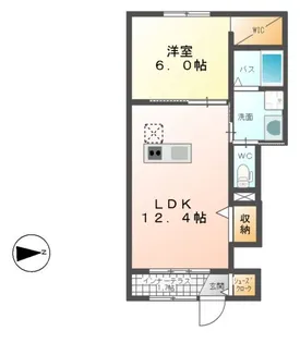 リベルテ【1階】の間取り