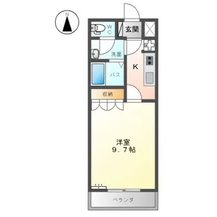 グレイス・ワン【1階】の間取り