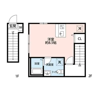 Keep Lagoon桜ヶ丘 A棟【102号室】の間取り