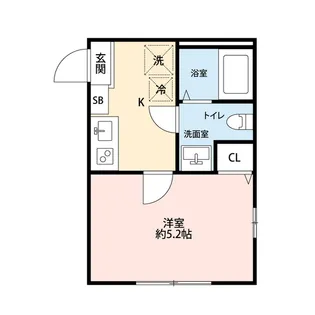 Keep Lagoon桜ヶ丘 A棟【203号室】の間取り