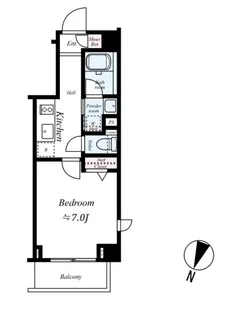 ブライズ上野毛DUE【501号室号室】の間取り