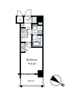 Le’a横濱平沼壱番館【502号室号室】の間取り