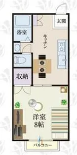 b’CASA本庄re−born【2階】の間取り