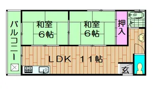 泉洋ビル【510号室】の間取り