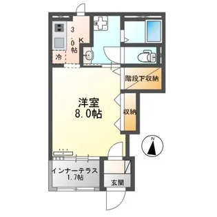 Sereno K (セレーノケイ)【1階】の間取り