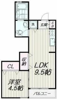 第2シャトレー青山【3階】の間取り