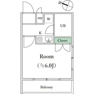 ルーブル南馬込【5階】の間取り