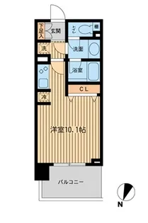ドゥーエ横濱台町【8階】の間取り
