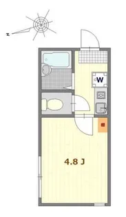 セシリア熊野前【2階】の間取り