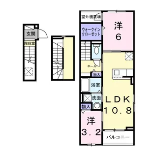 カルム シーダ【3階】の間取り
