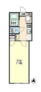 The Malie久米川【3階】の間取り