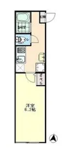 The Malie久米川【2階】の間取り