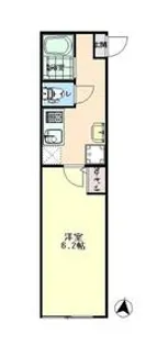 The Malie久米川【1階】の間取り