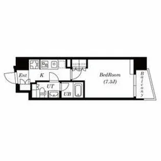 プラチナレジデンス【7階】の間取り