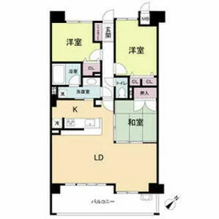 レジディア千里万博公園【302号室】の間取り