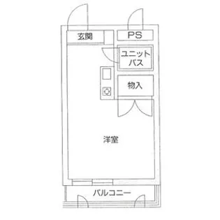 メインステージ中井駅前【508号室】の間取り